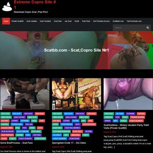 ScatBB, Dışkı Porno Siteleri