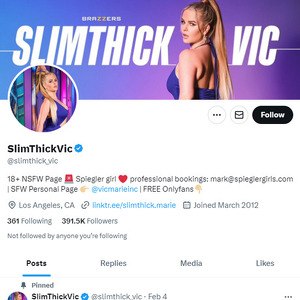 Slimthick Vic Twitter, Twitter Porn Accounts