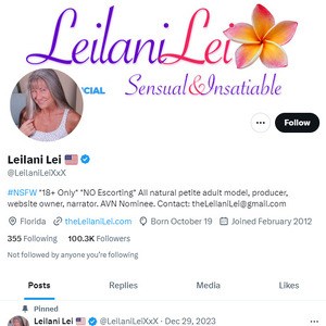 Leilani Lei Twitter, Twitter Porn Accounts