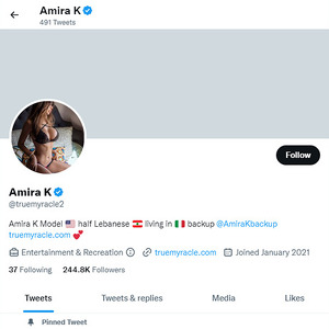 Amira K, Twitter Porn Accounts