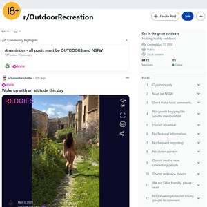 Reddit Outdoor Recreation