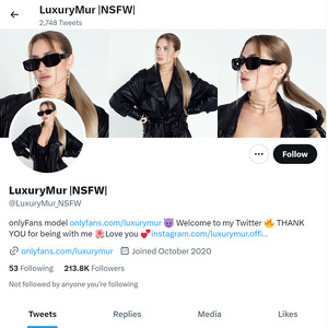 LuxuryMur Twitter, Twitter Porn Accounts