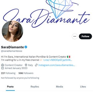 Sara Diamante Twitter, Twitter Porn Accounts