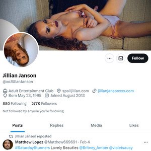 Jillian Janson Twitter, Twitter Porn Accounts