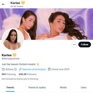 Karlee Grey Twitter com Twitter Porn Account 