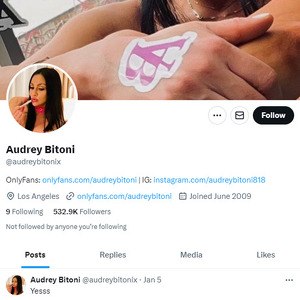 Audrey Bitoni Twitter, Twitter Porn Accounts