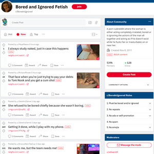 BorednIgnored, Reddit NSFW List