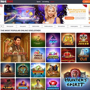 NetBet Casino, Glückspiel Seiten