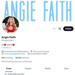 Angie Faith Twitter, Twitter Porn Accounts