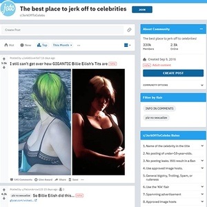 JerkOffToCelebs, Reddit NSFW List