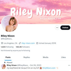 Riley Nixon Twitter, Twitter Porn Accounts