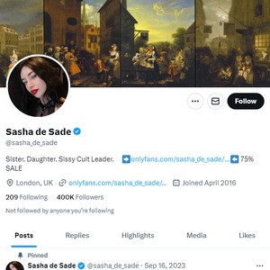 Sasha De Sade Twitter (TS)