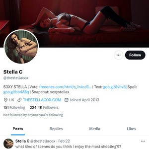 Stella Cox Twitter, Twitter Porn Accounts