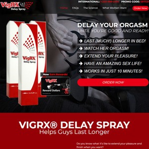 VigRX Delay Spray, Ereksjonspiller