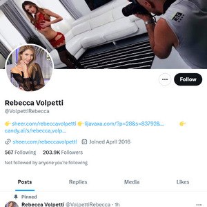 Rebecca Volpetti Twitter, Twitter Porn Accounts