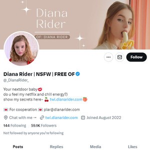 Diana Rider Twitter Twitter com Twitter Porn Account 