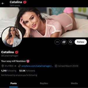 Catalina Hager, Twitter Porn Accounts