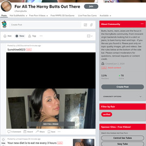 HornyButts, Reddit NSFW List