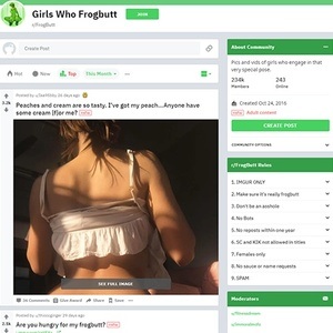 Frogg Butt, Reddit NSFW List