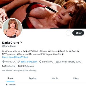 Darla Crane Twitter, Twitter Porn Accounts