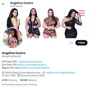 Angelina Castro Twitter com Twitter Porn Account 