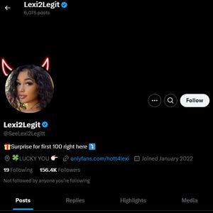 Lexi2Legit, Twitter Porn Accounts